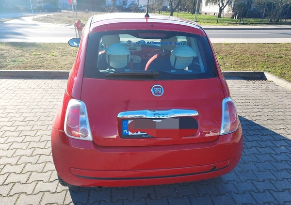 Fiat 500 cena 28500 przebieg: 129000, rok produkcji 2015 z Mosina małe 67